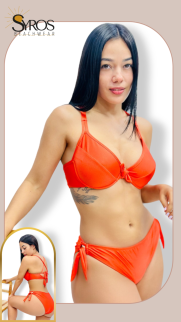 Push up azul Naranja dixie panty ajustable