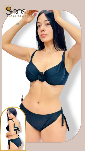 Push up negro dixie panty ajustable lateral
