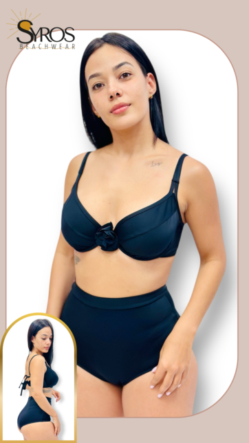 panty alta Negro push up dixie