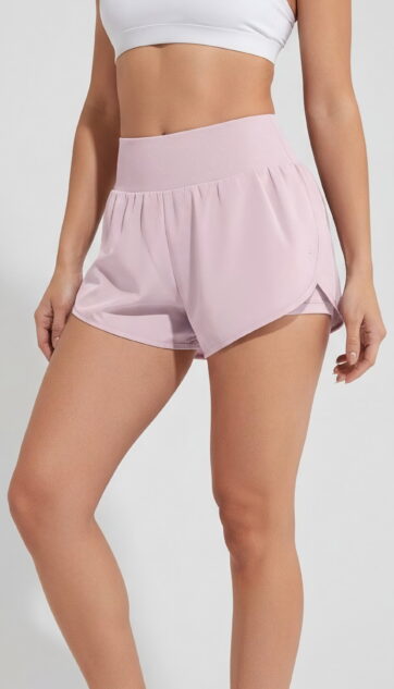 Short Pretina lycra rosado con forro Talla S