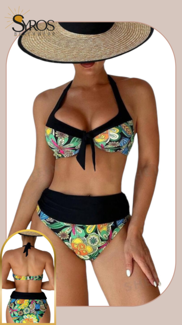 Push Up estampado con negro