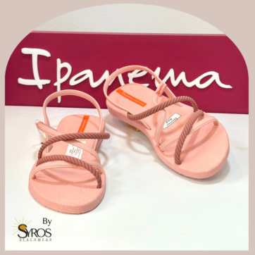 Sandalias Ipanema rosadas trenzadas