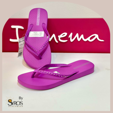 Sandalias Ipanema moradas piedras brillantes