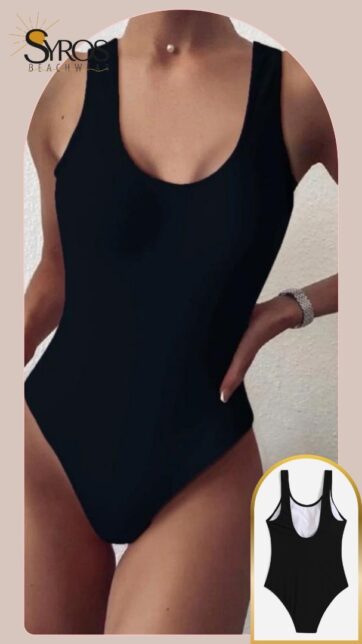 Entero Negro clasico natacion