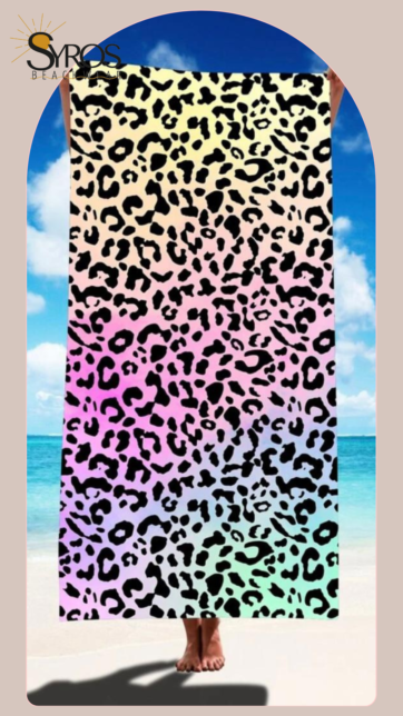 Toalla Microfibra cepillada Animal print