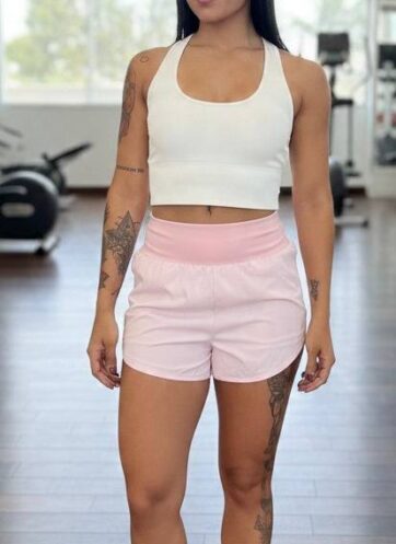 Short runner Rosado claro